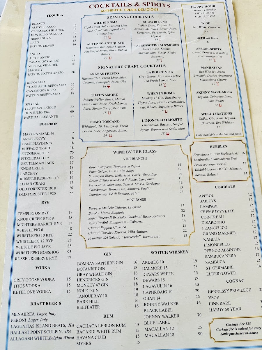 Menu Angelina's Pizzeria Napoletana-6